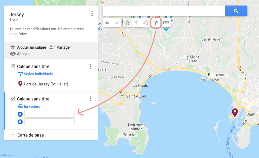 Comment créer une carte de voyage personnalisée sur Google MyMaps ?